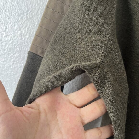 All Saints 'Sierre Jumper'  With Suede Patches Womens Sz 8 - Picture 6 of 7